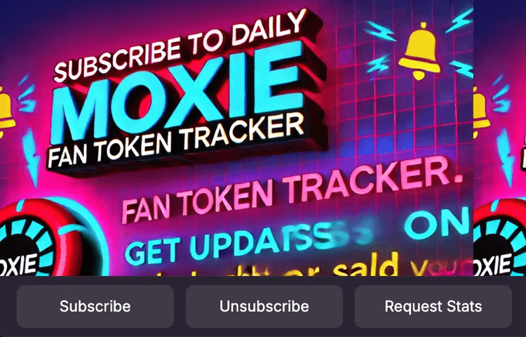 Fan Token Tracker dashboard