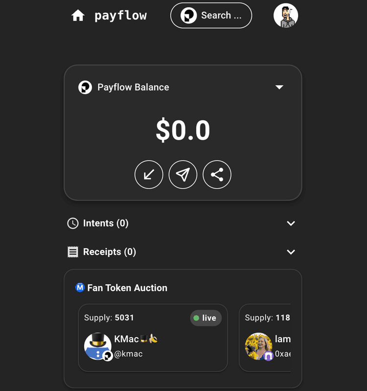 Payflow dashboard